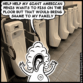 pants: HELP HELP MY GIANT AMERICAN PENIS WANTS TO PISS ON THE FLOOR BUT THAT WOULD BRING SHAME TO MY FAMILY
