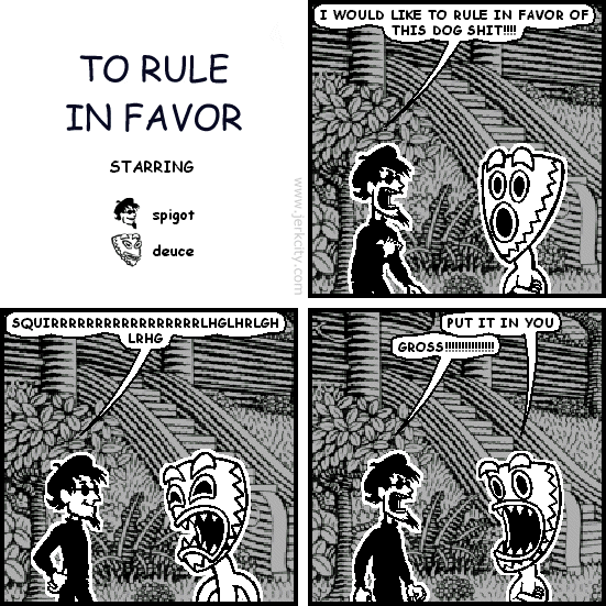 to rule in favor