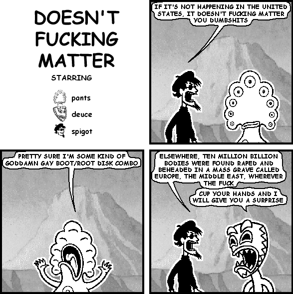 doesn't fucking matter