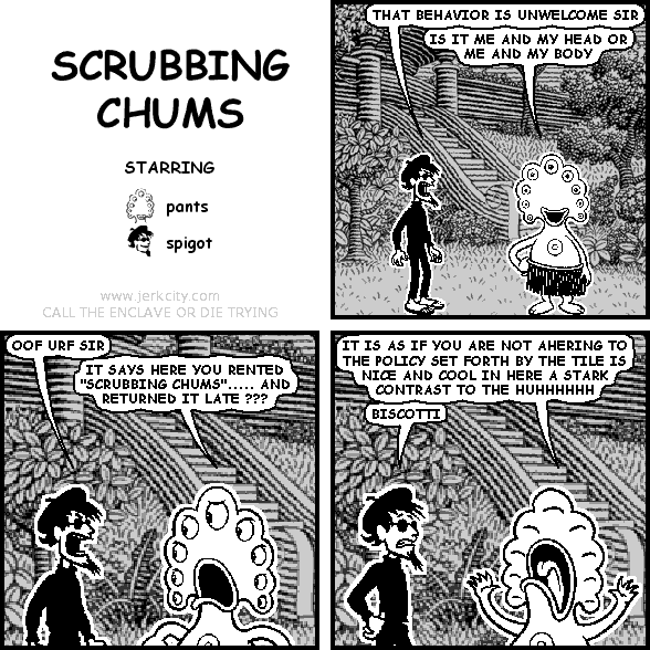 scrubbing chums