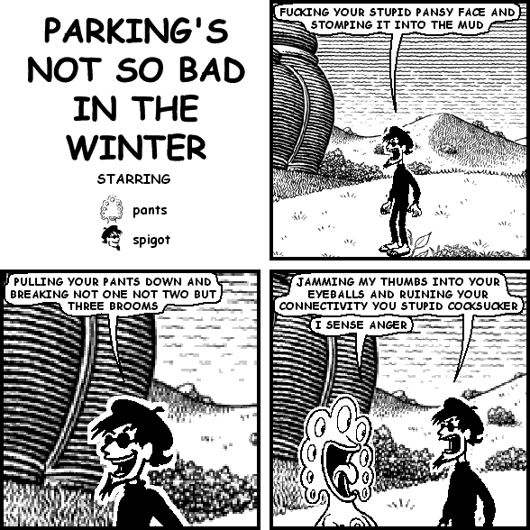 parking's not so bad in the winter
