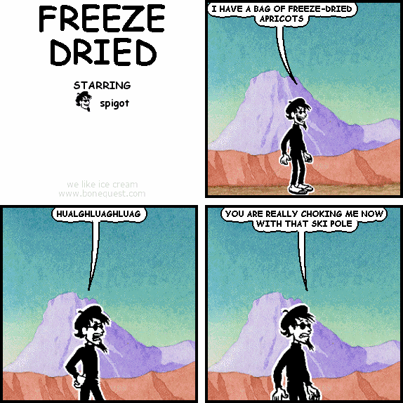freeze dried