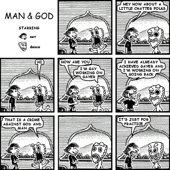 man and god