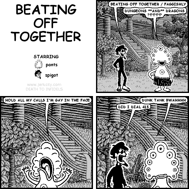 beating off together