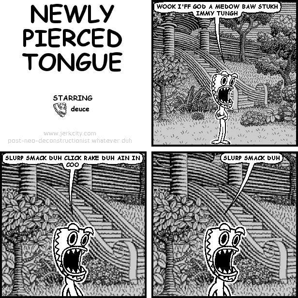 newly pierced tongue