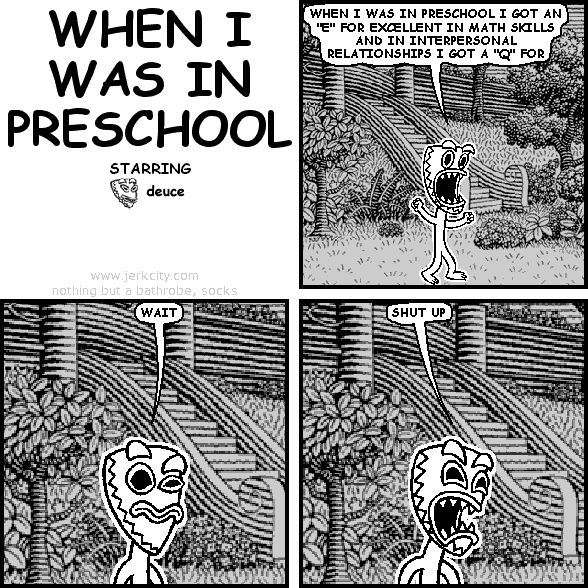 when i was in preschool