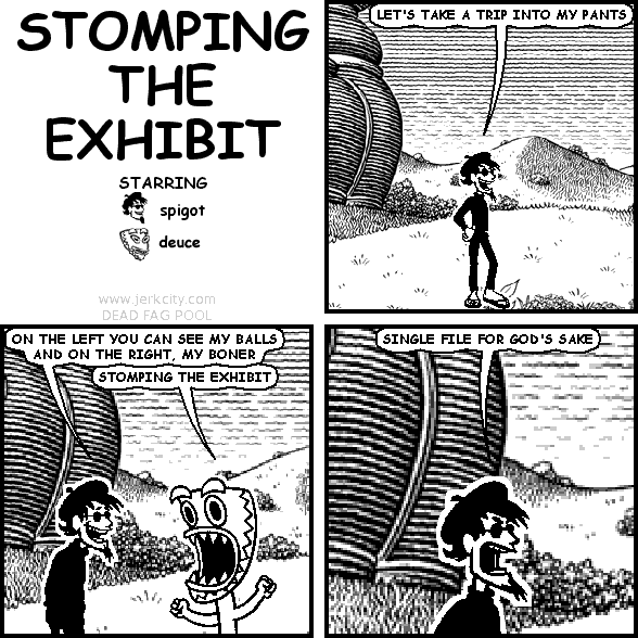 stomping the exhibit