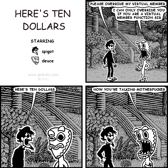here's ten dollars