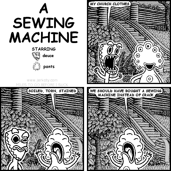 a sewing machine