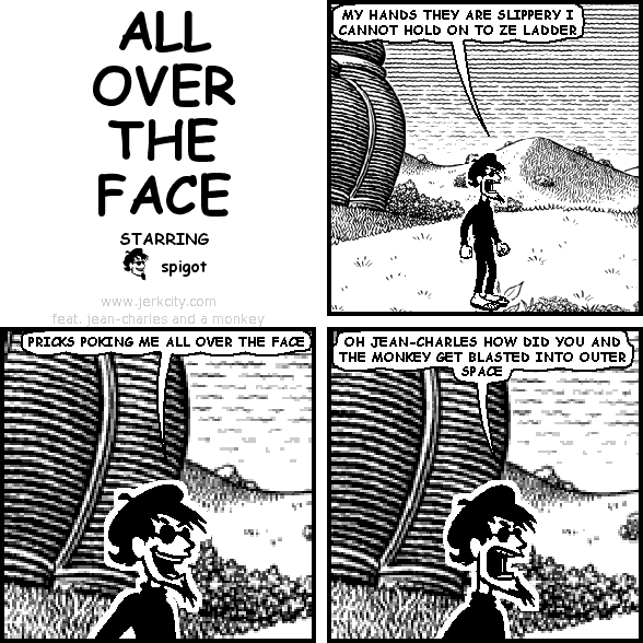 all over the face