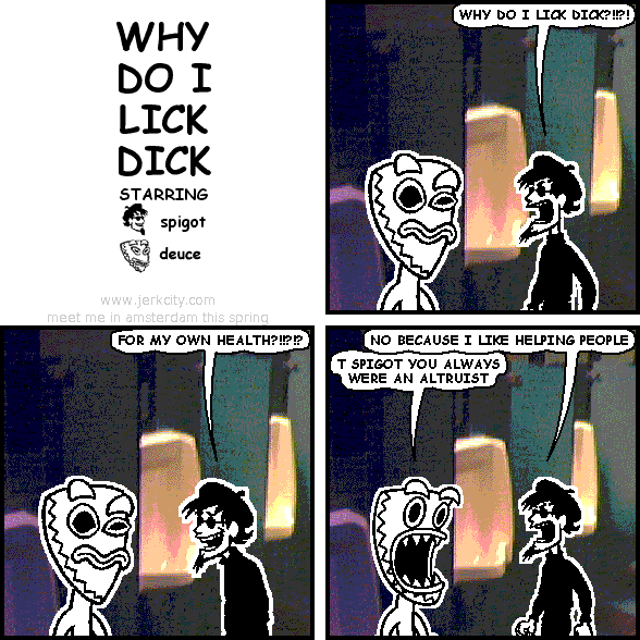 why do i lick dick