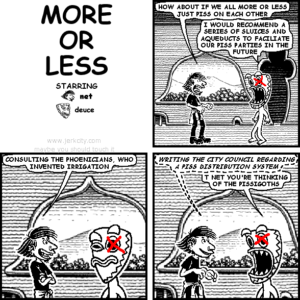 more or less