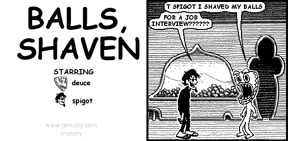 balls, shaven