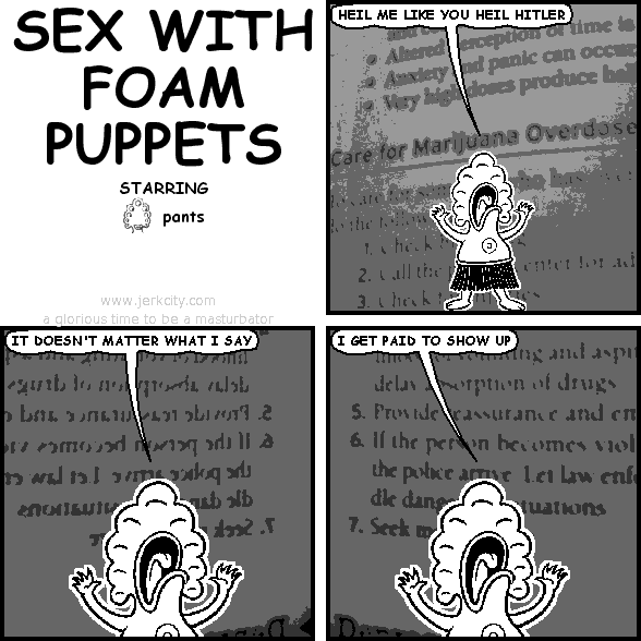 sex with foam puppets