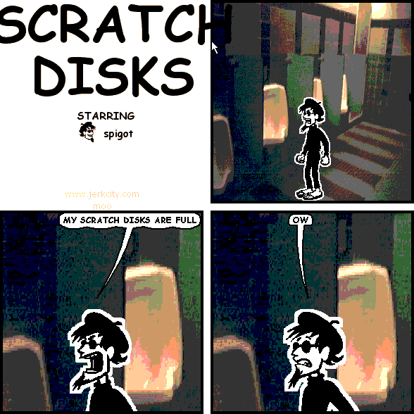 spigot: MY SCRATCH DISKS ARE FULL 
spigot: OW