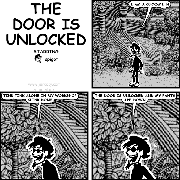 the door is unlocked