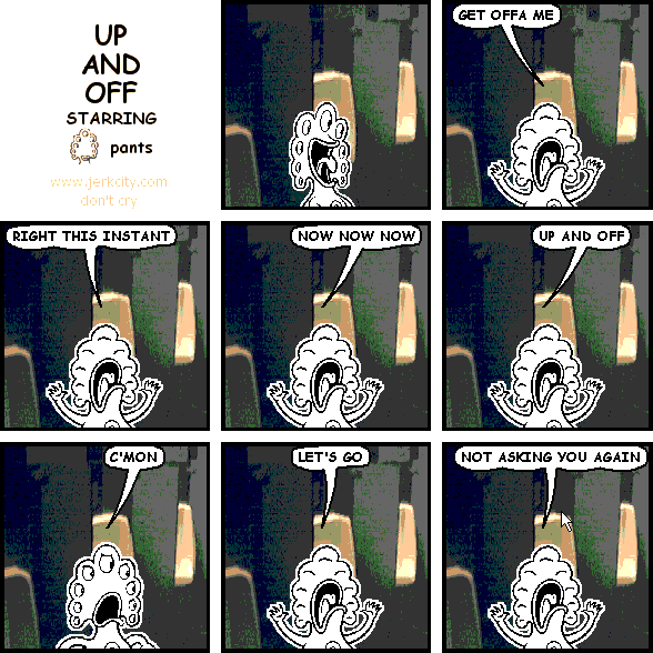 up and off