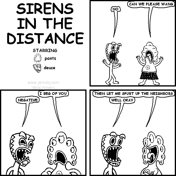 sirens in the distance