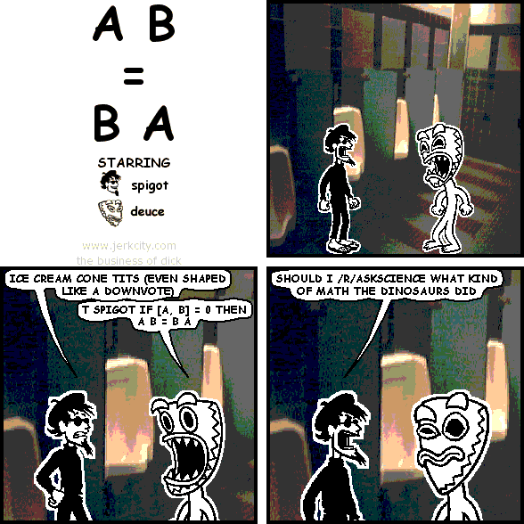 a b = b a