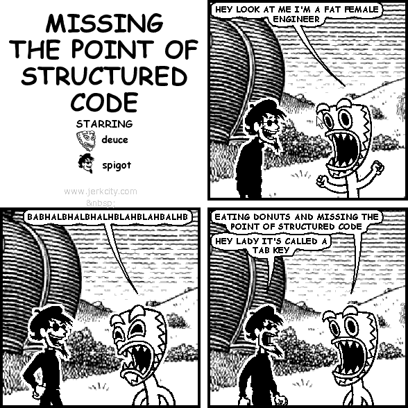 missing the point of structured code