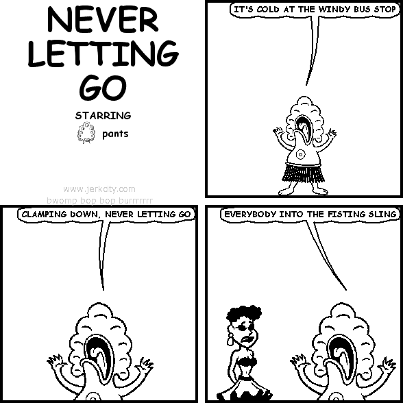 never letting go