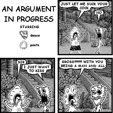 an argument in progress