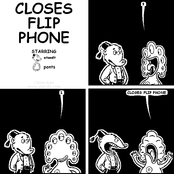 closes flip phone