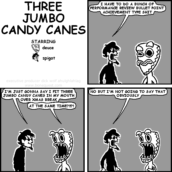 three jumbo candy canes