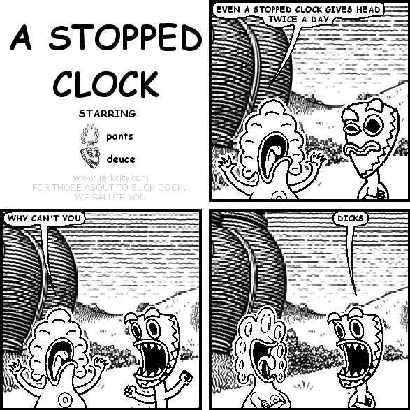 a stopped clock