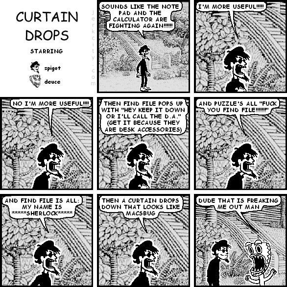 curtain drops